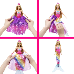Barbie Fantasía Princesa 2 En 1 Dreamtopia - comprar online
