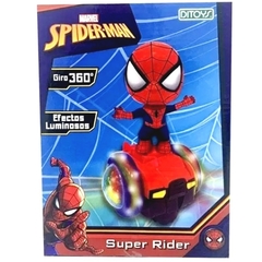 Super Rider Hombre Araña Efectos Luminosos Ditoys