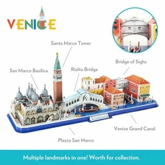 Puzzle 3D Vista De Venecia 126Pz CubicFun