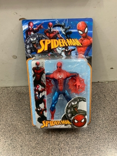 muñco spiderman y venom