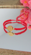 Pulsera padre nuestro en rojo