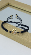 Pulsera huella en negro