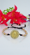 Pulsera virgen Guadalupe 2 en 3 oros