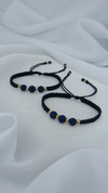 Pulsera 3 neoprenos azul oscuro