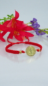 Pulsera san Benito piedras en rojo