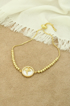 Pulsera ajustable de fe