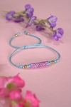 Pulsera tubo azul