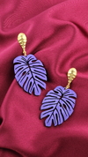 Arete en madera morado