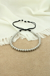 Pulsera balines plateados - comprar online