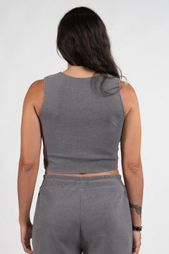 Cropped alfaiataria Aspen - comprar online