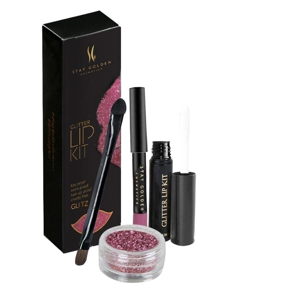 Stay Golden Cosmetics Glitter Lip Kit Review **PRE ORDEN**Stay Golden Cosmetics - Glitter Lip Kit