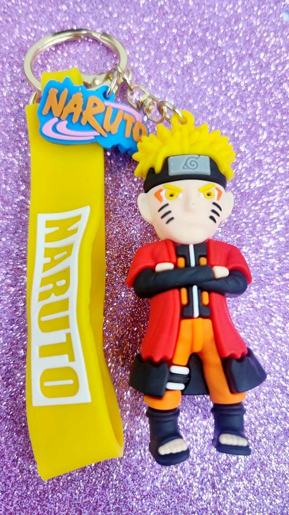 Llavero Anime Naruto dorado - Tienda Friki