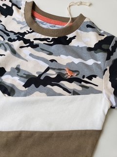 Camiseta Casual Camuflada Infantil - comprar online