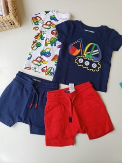 Conjunto 4 Peças Verão Infantil Trator | Next