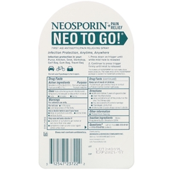 Spray Antisséptico e Alívio da Dor | Neosporin Neo To Go! - comprar online