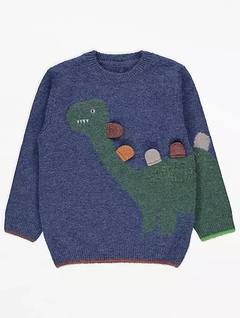 Blusa Suéter Tricot Infantil| Dinossauro