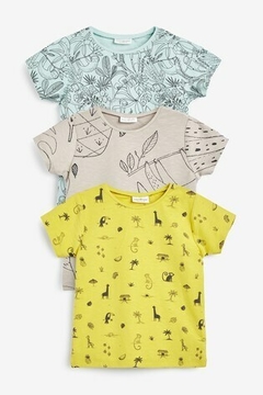 Kit Camiseta Infantil 3 peças | Zoo