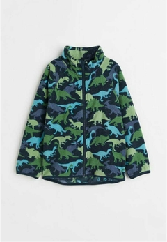 Casaco Infantil Dinossauro Fleece | H&M