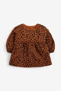 Conjunto Infantil Batinha e Jeans Bordado | Leopardo - loja online