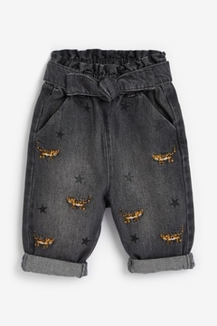 Conjunto Infantil Batinha e Jeans Bordado | Leopardo - comprar online