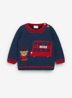 Suéter Tricot Infantil | Ônibus London