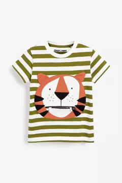Camiseta Infantil Interativa | Tigre