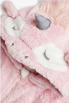 Macacão Infantil com Capuz Fleece | Unicórnio na internet