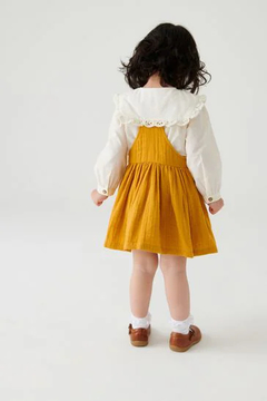Imagem do Vestido Infantil Camisa Bordada | Borboleta