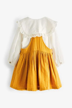 Vestido Infantil Camisa Bordada | Borboleta - Flor de Yasmin Store
