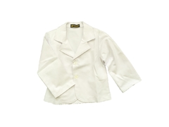 CONJUNTO BLAZER ESPORTE FINO INFANTIL BRANCO MENINO DO 1 A 8 ANOS - comprar online