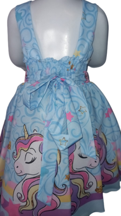 Vestido Temático de Unicórnio com Asinha e tiara 1 a 3 anos na internet