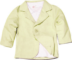 Imagem do Conjunto Blazer Esporte Fino Infantil Bege Menino Do 1 A 8 Anos