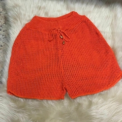 Shorts Saída De Praia Tricot Arrastão Feminina na internet