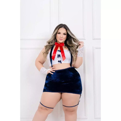 Fantasia Erótica Plus Size Marinheira