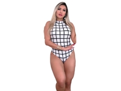 Body Gola Quadriculado Branco - comprar online