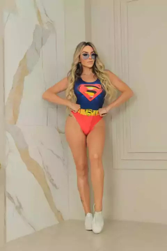 Body Maiô Regata Elástico nas Costas Super Girl - loja online