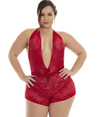 Body Sensual Em Renda Jacatronica Plus Size