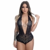 Body Sexy Em Renda Frente Única Regulável Jô Lingerie