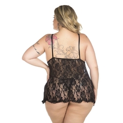 Camisola Plus Size Renda Aberta Pimenta Sexy - comprar online