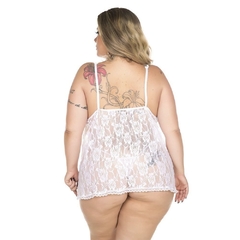 Camisola Plus Size Renda Fechada Pimenta Sexy - Ímpeto Modas