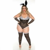 Fantasia Clássica Coelha Ousada Plus Size Sexy Pimenta Sexy