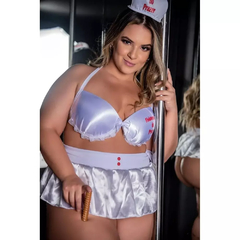 Fantasia Erótica Plus Size Fisioterapeuta Com Bojo