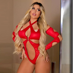 Fantasia Luxo Mamãe Noel Sexy Garota Veneno na internet