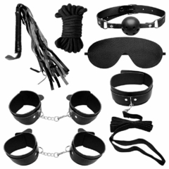 Kit 7 Itens Sado Erótico Bandage Bdsm 2 Sexy Import