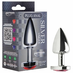 Plug Anal P Coração Unique Silver Abs La Pimienta na internet