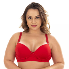 Imagem do Sutiã Liso Plus Size Reforçado Patitex