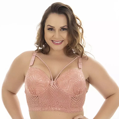 Sutiã Plus Size Reforçado Lara Com Paleta Patitex - loja online