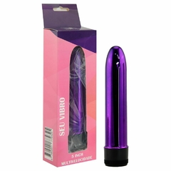 Vibrador Personal Cromado 13 cm, Multivelocidade Youvibe Vipmix - loja online