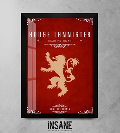 Quadro Decorativo Lannister Got