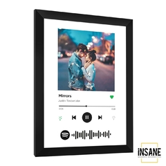 Quadro Personalizado Musica Interativo Spotify